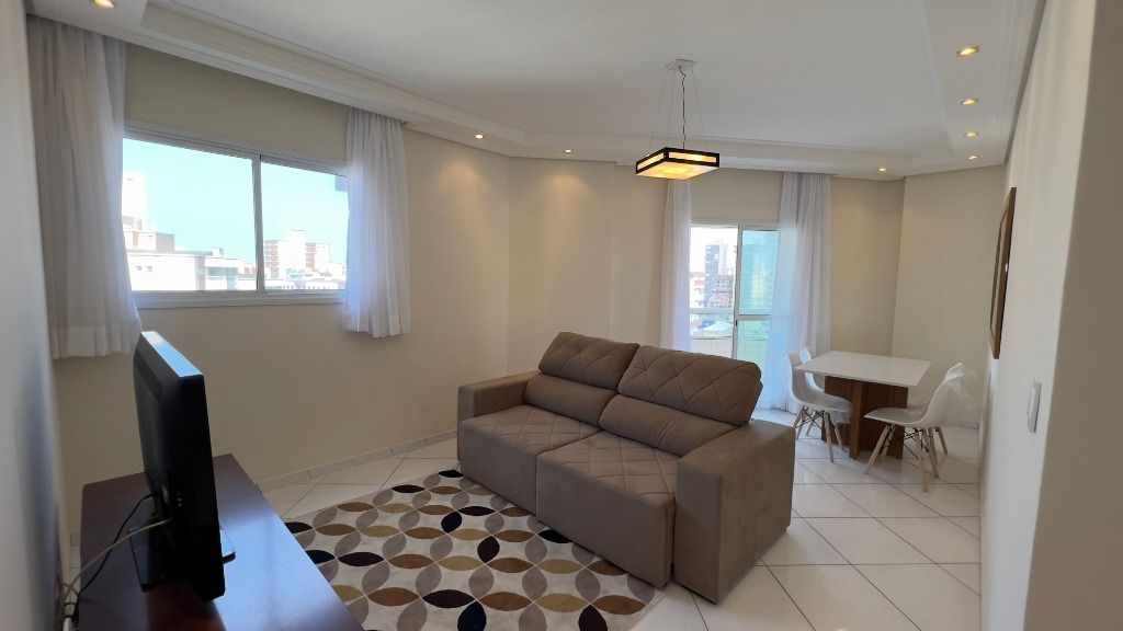 Apartamento em Vila Guilhermina, Praia Grande/SP de 96m² 3 quartos à venda por R$ 494.000,00