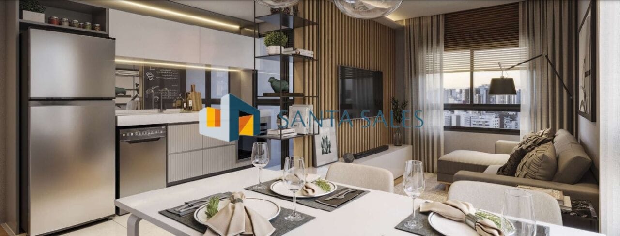 Apartamento em Moema, São Paulo/SP de 33m² 2 quartos à venda por R$ 729.366,00