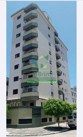 Apartamento em Vila Guilhermina, Praia Grande/SP de 82m² 1 quartos à venda por R$ 224.000,00
