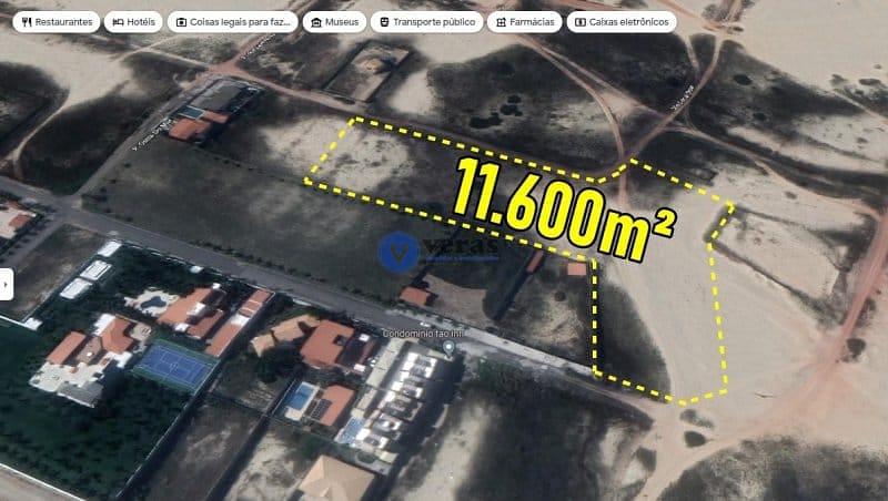 Terreno em Porto Das Dunas, Aquiraz/CE de 11600m² à venda por R$ 2.849.000,00