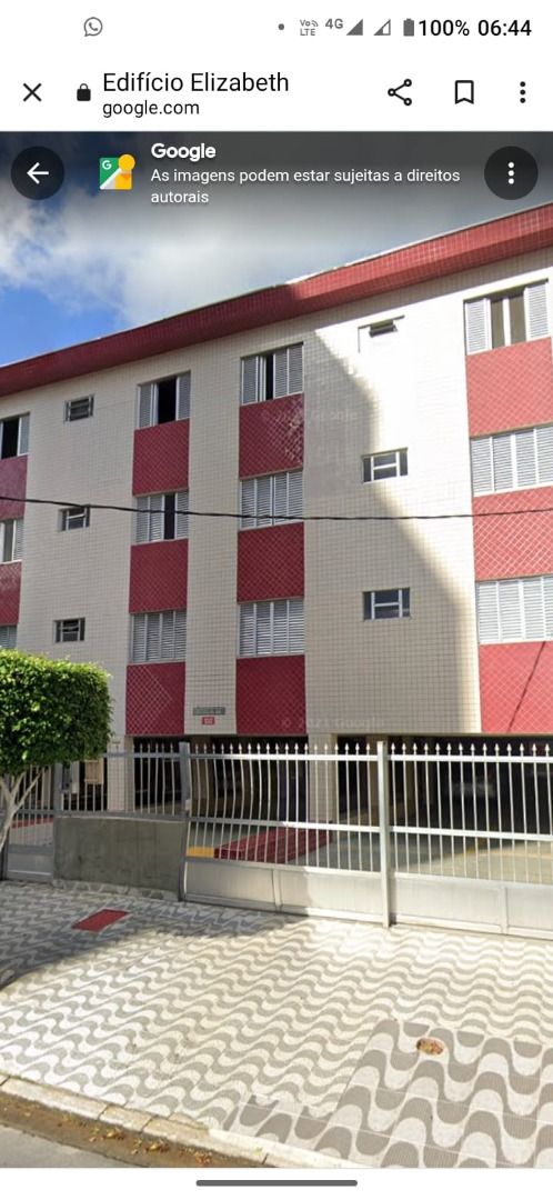 Apartamento em Canto do Forte, Praia Grande/SP de 35m² 1 quartos para locação R$ 1.400,00/mes