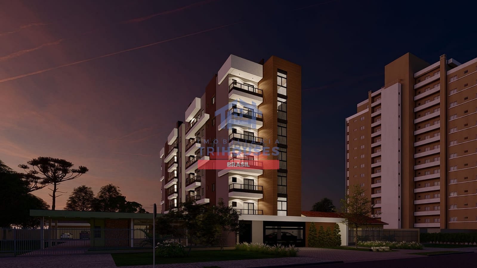 Apartamento em São Pedro, São José dos Pinhais/PR de 79m² 3 quartos à venda por R$ 477.000,00