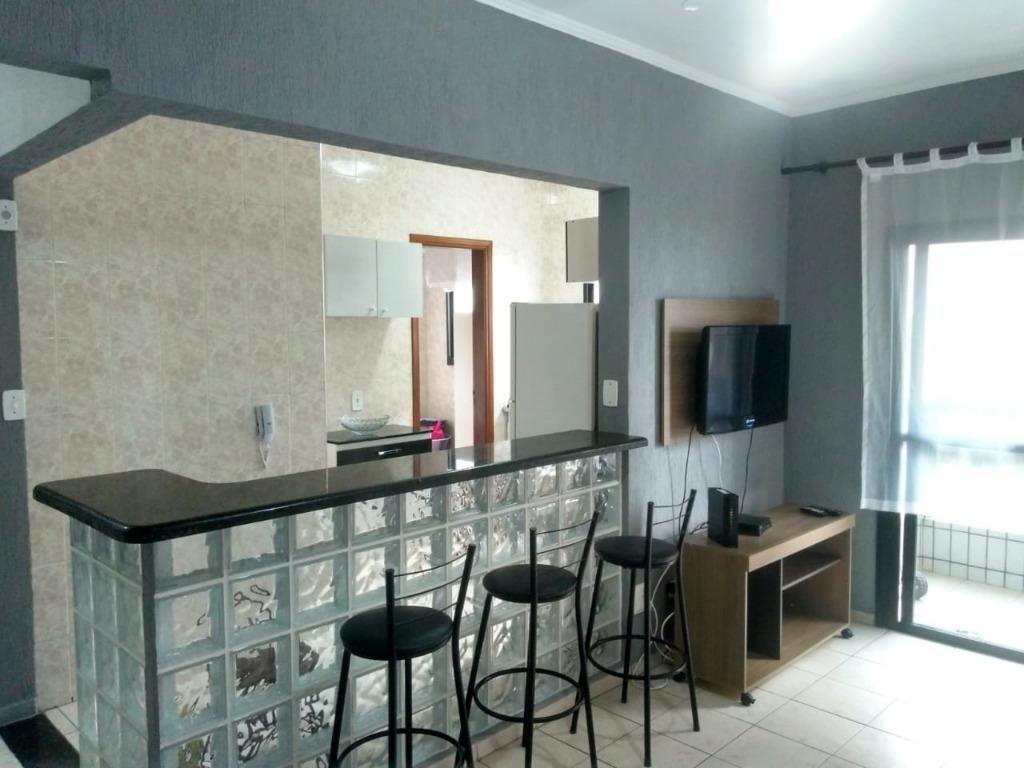 Apartamento em Boqueirão, Praia Grande/SP de 53m² 1 quartos à venda por R$ 285.000,00 ou para locação R$ 1.700,00/mes