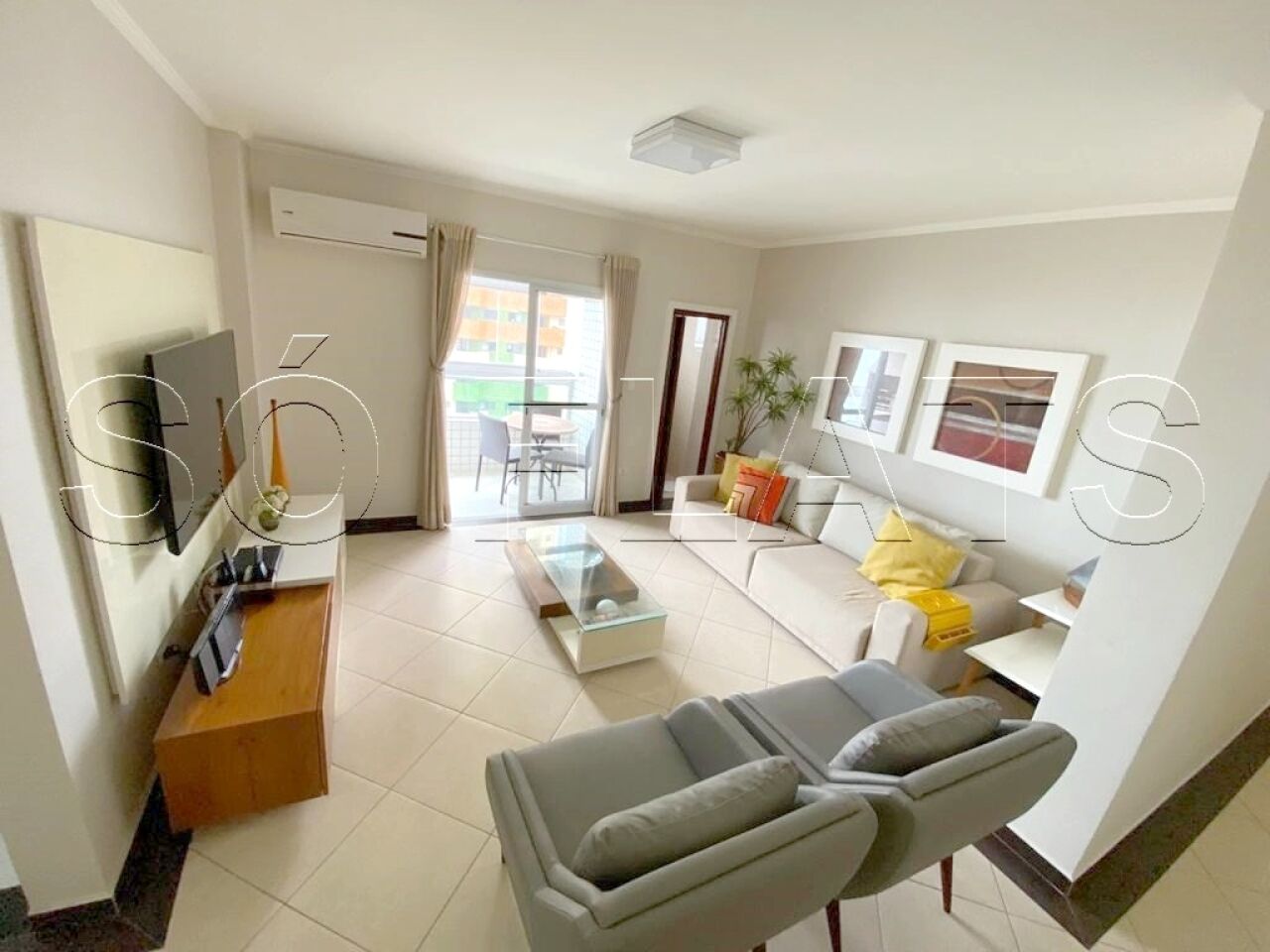Apartamento em Vila Guilhermina, Praia Grande/SP de 102m² 3 quartos à venda por R$ 699.000,00