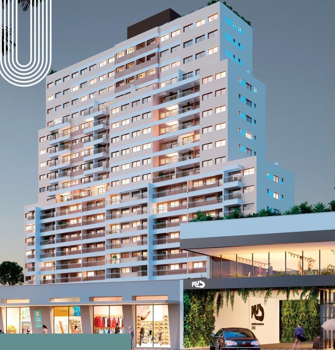 Apartamento em Portão, Curitiba/PR de 55m² 2 quartos à venda por R$ 369.000,00