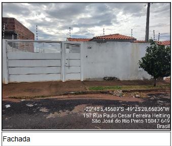 Casa em Jardim Dos Buritis, Sao Jose Do Rio Preto/SP de 200m² 3 quartos à venda por R$ 194.000,00