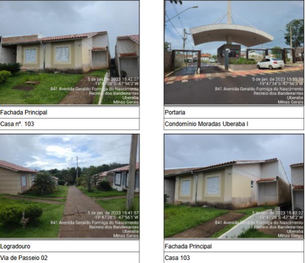 Casa em Recreio dos Bandeirantes, Uberaba/MG de 126m² 3 quartos à venda por R$ 87.500,00