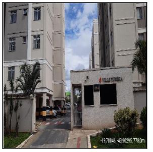 Apartamento em Pousada Del Rey (São Benedito), Santa Luzia/MG de 10m² 2 quartos à venda por R$ 90.000,00