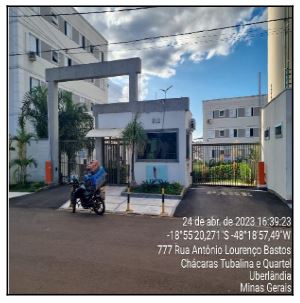 Apartamento em Chácaras Tubalina e Quartel, Uberlândia/MG de 50m² 2 quartos à venda por R$ 117.059,00