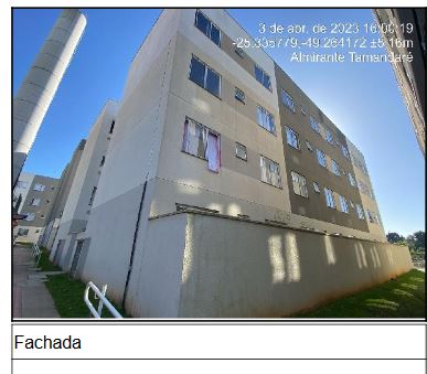 Apartamento em Jardim Santo Antônio, Almirante Tamandaré/PR de 50m² 2 quartos à venda por R$ 153.200,00
