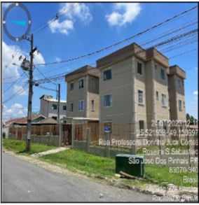 Apartamento em Roseira, São José dos Pinhais/PR de 50m² 2 quartos à venda por R$ 181.269,00