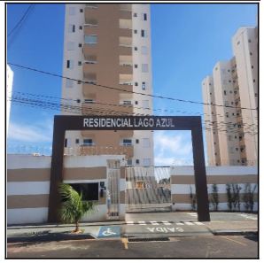 Apartamento em Residencial Lago Azul, Uberlandia/MG de 50m² 2 quartos à venda por R$ 144.046,00