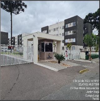 Apartamento em Jardim Itaqui, Campo Largo/PR de 50m² 2 quartos à venda por R$ 120.255,00