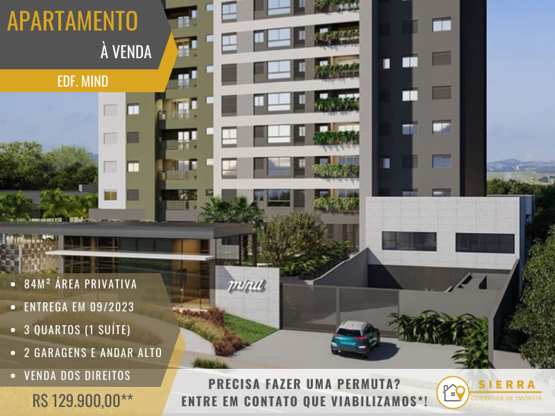 Apartamento em Terra Bonita, Londrina/PR de 84m² 3 quartos à venda por R$ 678.900,00