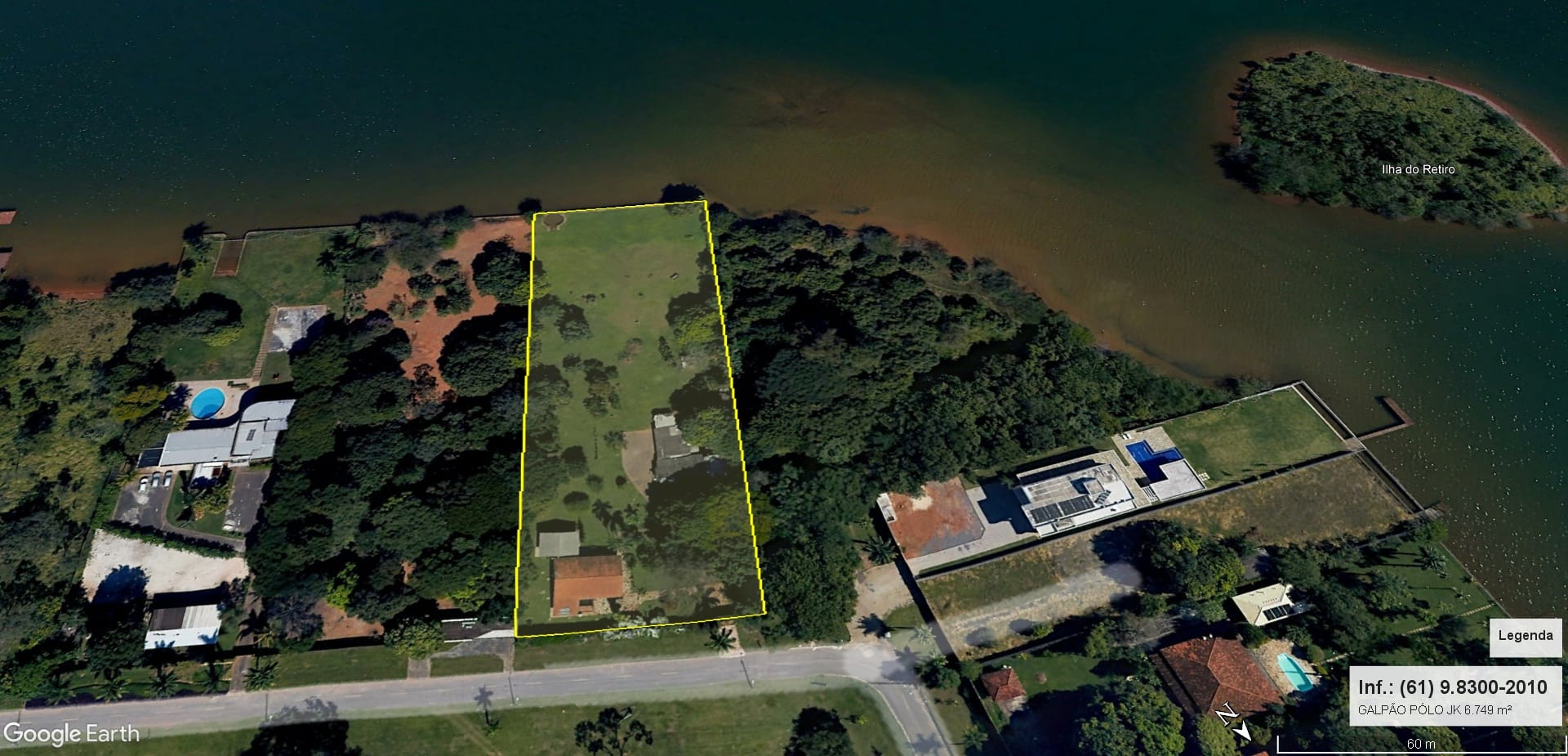 Terreno em Setor de Mansões do Lago Norte, Brasília/DF de 10m² à venda por R$ 4.998.000,00