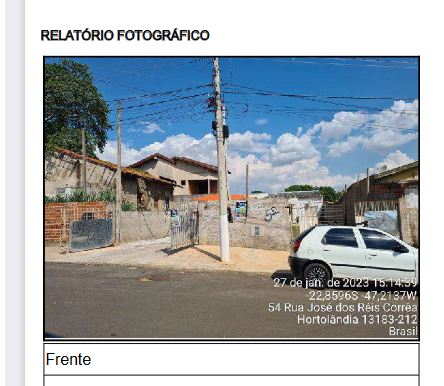 Terreno em Vila Real Continuaçao, Hortolândia/SP de 381m² 1 quartos à venda por R$ 410.950,00