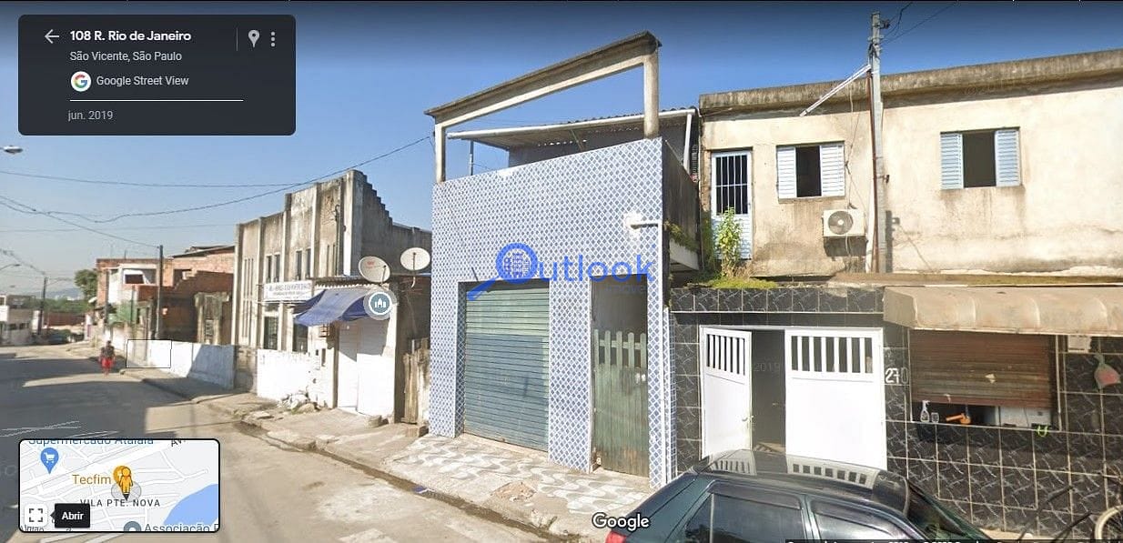 Casa em Vila Ponte Nova, São Vicente/SP de 125m² 1 quartos à venda por R$ 449.000,00