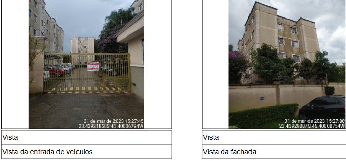 Apartamento em Água Chata, Guarulhos/SP de 50m² 2 quartos à venda por R$ 127.365,00