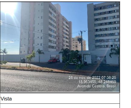Apartamento em Laranjeiras, Uberlandia/MG de 50m² 2 quartos à venda por R$ 119.777,00