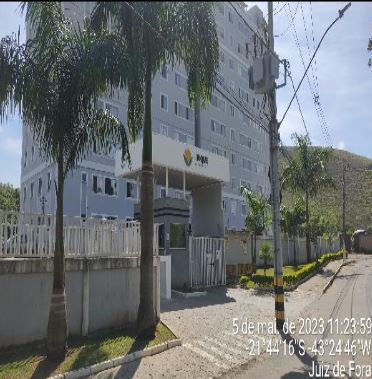 Apartamento em Vivendas das Fontes, Juiz de Fora/MG de 50m² 2 quartos à venda por R$ 125.498,00