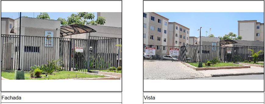 Apartamento em Belo Vale, Santa Luzia/MG de 50m² 2 quartos à venda por R$ 129.061,00