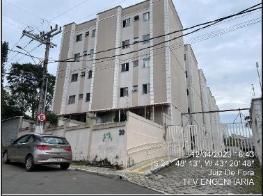 Apartamento em Previdenciários, Juiz de Fora/MG de 50m² 2 quartos à venda por R$ 87.600,00