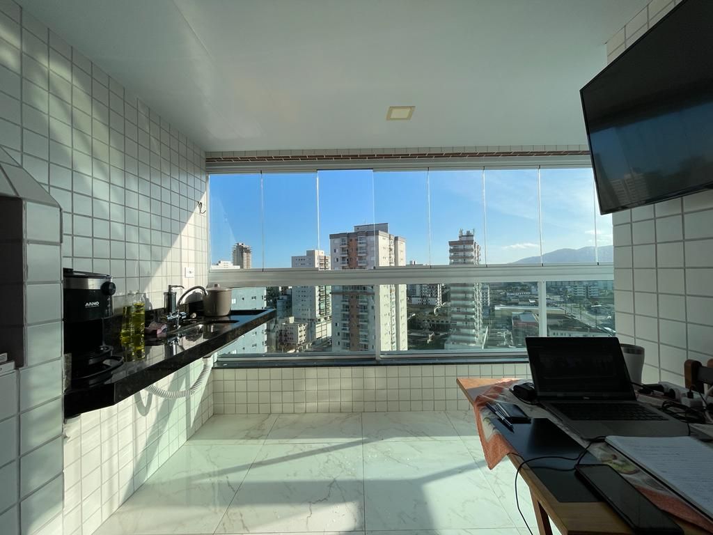 Apartamento em Vila Caiçara, Praia Grande/SP de 58m² 1 quartos à venda por R$ 309.000,00