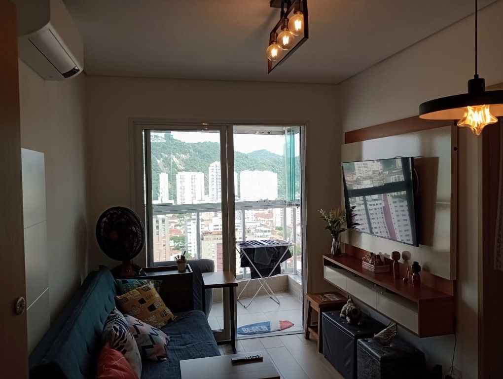 Apartamento em Campo Grande, Santos/SP de 43m² 1 quartos à venda por R$ 559.000,00