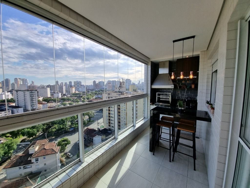 Apartamento em Macuco, Santos/SP de 87m² 3 quartos à venda por R$ 936.000,00