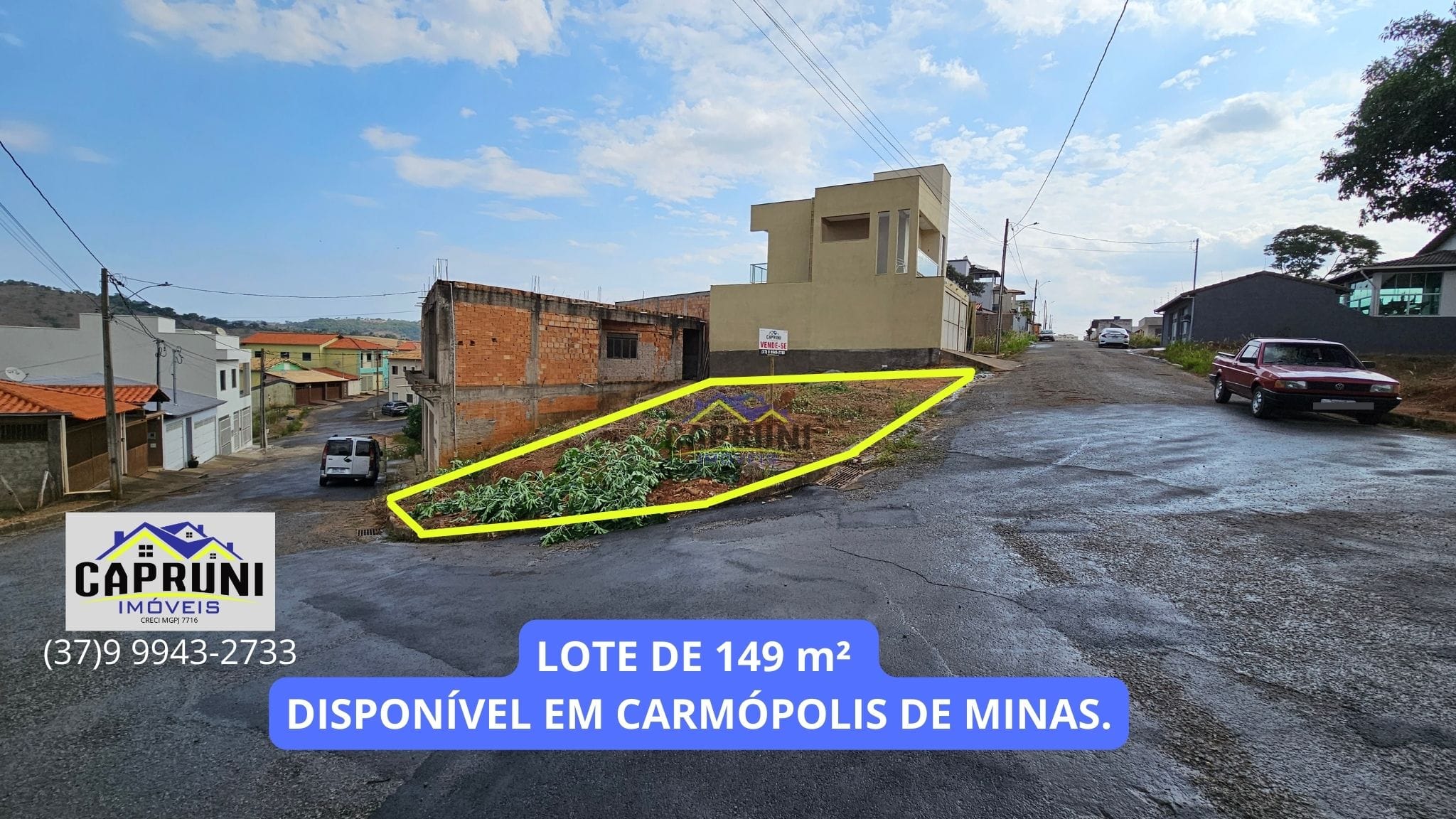 Terreno em Jardim Boa Vista, Carmópolis De Minas/MG de 10m² à venda por R$ 85.000,00