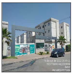 Apartamento em Pingo D'água, Betim/MG de 50m² 2 quartos à venda por R$ 144.691,00
