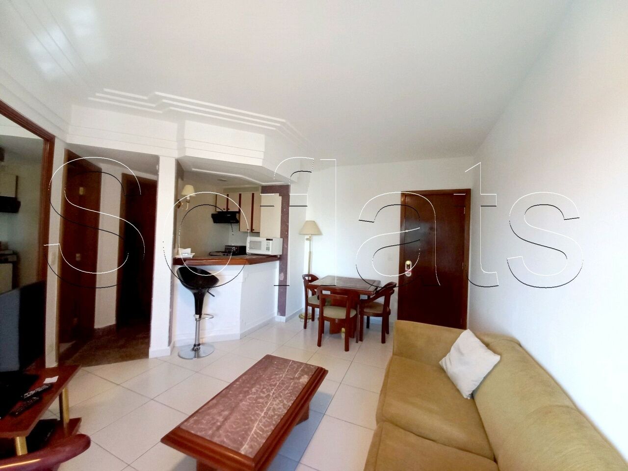 Flat em Itaim Bibi, São Paulo/SP de 42m² 1 quartos para locação R$ 2.800,00/mes