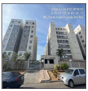 Apartamento em Pousada Del Rey (São Benedito), Santa Luzia/MG de 50m² 2 quartos à venda por R$ 157.403,00