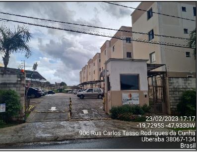 Apartamento em Fabrício, Uberaba/MG de 50m² 2 quartos à venda por R$ 72.537,00