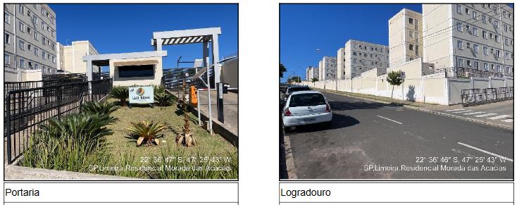 Apartamento em Residencial Morada das Acácias, Limeira/SP de 50m² 2 quartos à venda por R$ 88.672,00