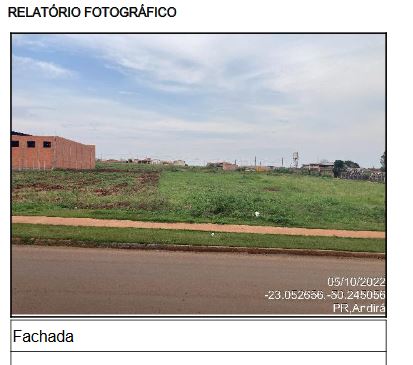 Terreno em Cidade Alta, Andira/PR de 1878m² 1 quartos à venda por R$ 284.925,00