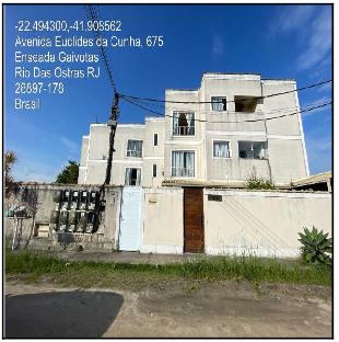 Apartamento em Enseada Das Gaivotas, Rio Das Ostras/RJ de 50m² à venda por R$ 103.652,00