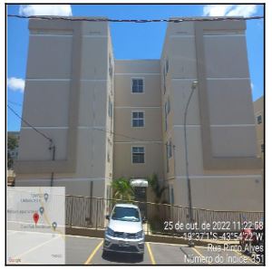 Apartamento em Mariposas, Lagoa Santa/MG de 50m² 2 quartos à venda por R$ 87.900,00