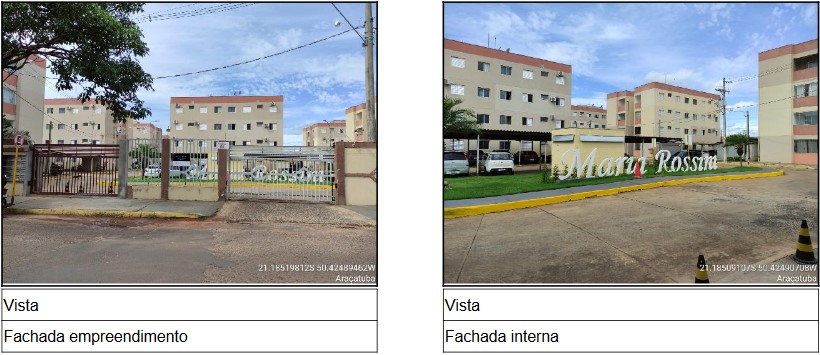 Apartamento em Vila Aeronautica, Aracatuba/SP de 50m² 2 quartos à venda por R$ 88.144,00