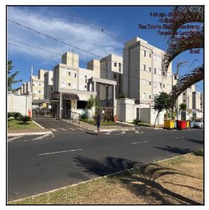 Apartamento em Residencial Viviane, Uberlândia/MG de 50m² 2 quartos à venda por R$ 130.276,00