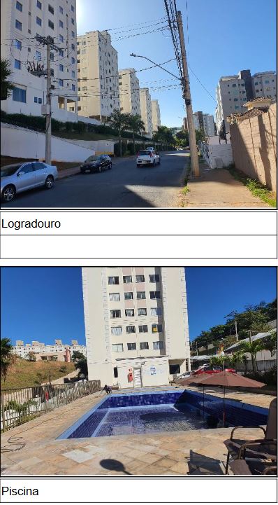 Apartamento em Cabral, Contagem/MG de 50m² 2 quartos à venda por R$ 159.500,00