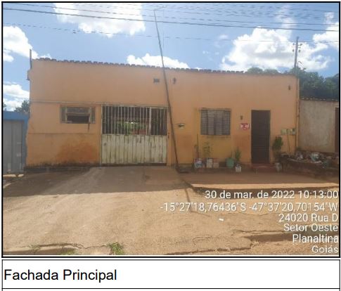 Casa em Setor Oeste, Planaltina de Goiás/GO de 300m² 3 quartos à venda por R$ 50.665,00