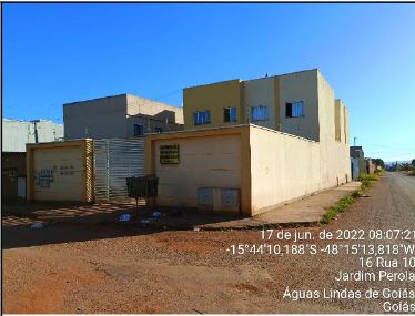 Apartamento em Jardim Pérola da Barragem I, Águas Lindas de Goiás/GO de 50m² 2 quartos à venda por R$ 87.840,00