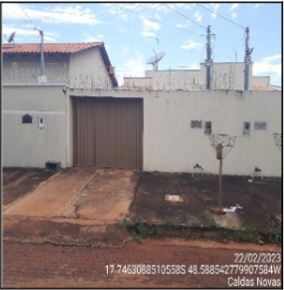 Casa em Residencial Recanto Das Aguas, Caldas Novas/GO de 180m² 2 quartos à venda por R$ 93.000,00