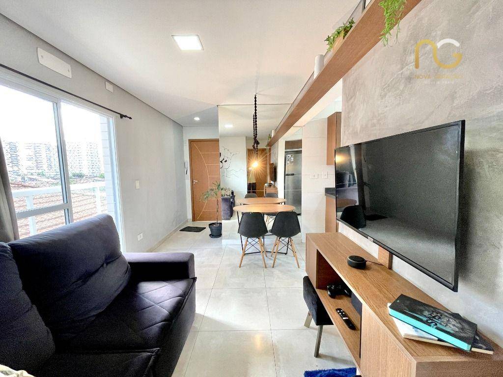 Apartamento em Vila Guilhermina, Praia Grande/SP de 55m² 2 quartos à venda por R$ 324.000,00