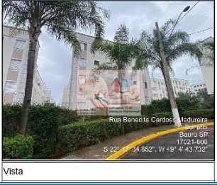 Apartamento em Jardim Estrela D'Alva, Bauru/SP de 46m² 2 quartos à venda por R$ 96.985,00