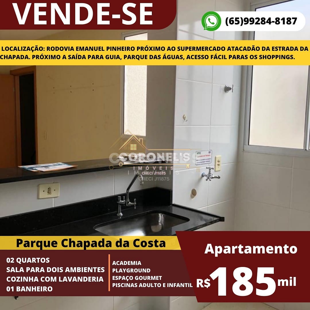 Apartamento em Centro Norte, Cuiabá/MT de 39m² 2 quartos à venda por R$ 184.000,00
