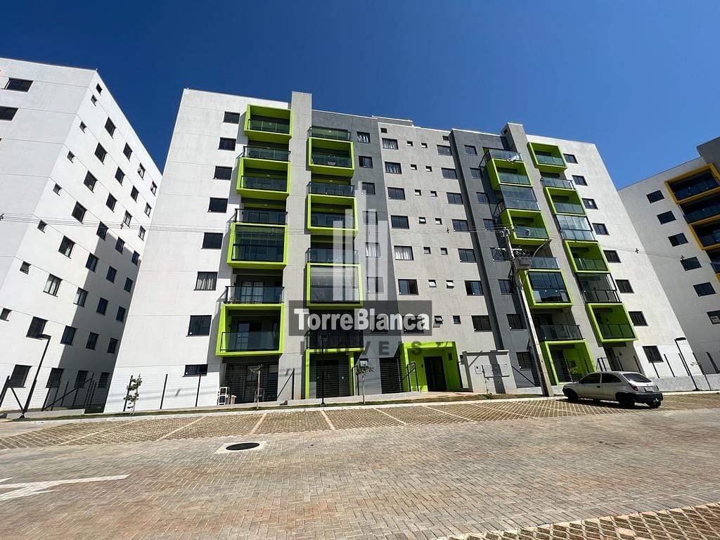 Apartamento em Contorno, Ponta Grossa/PR de 70m² 3 quartos para locação R$ 1.100,00/mes
