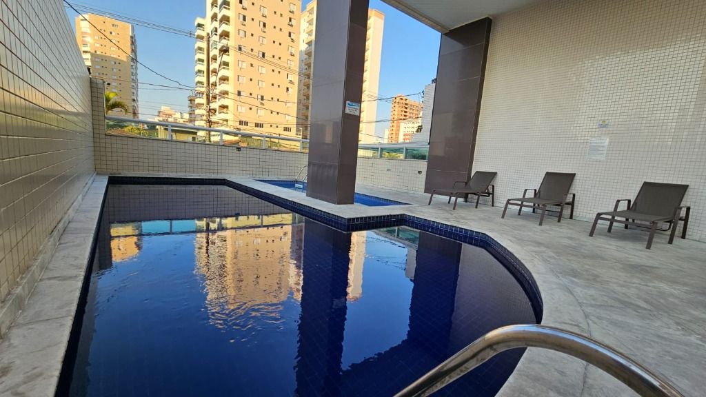Apartamento em Vila Guilhermina, Praia Grande/SP de 72m² 2 quartos à venda por R$ 449.000,00