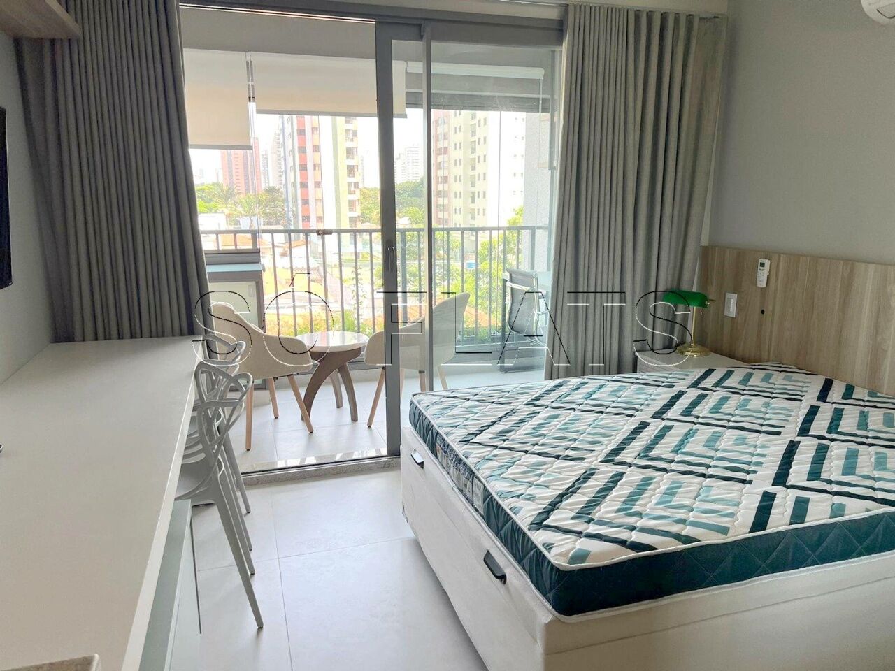 Apartamento em Moema, São Paulo/SP de 30m² 1 quartos para locação R$ 3.200,00/mes